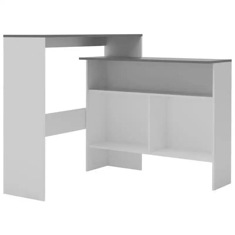 Table de bar Table de pub pour cuisine Table de bistrot avec 2 plateaux
