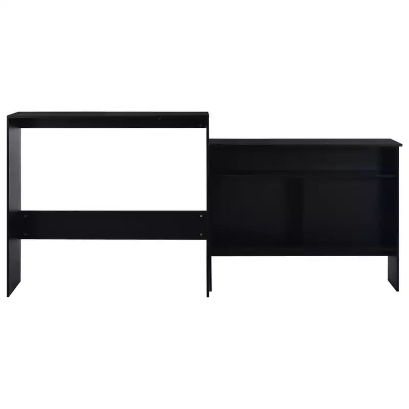 Table de bar Table de pub pour cuisine Table de bistrot avec 2 plateaux