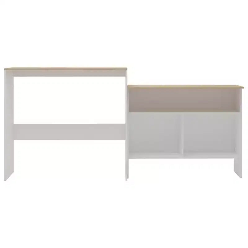 Table de bar Table de pub pour cuisine Table de bistrot avec 2 plateaux
