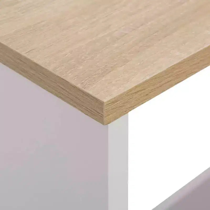 Table de bar Table de pub pour cuisine Table de bistrot avec 2 plateaux