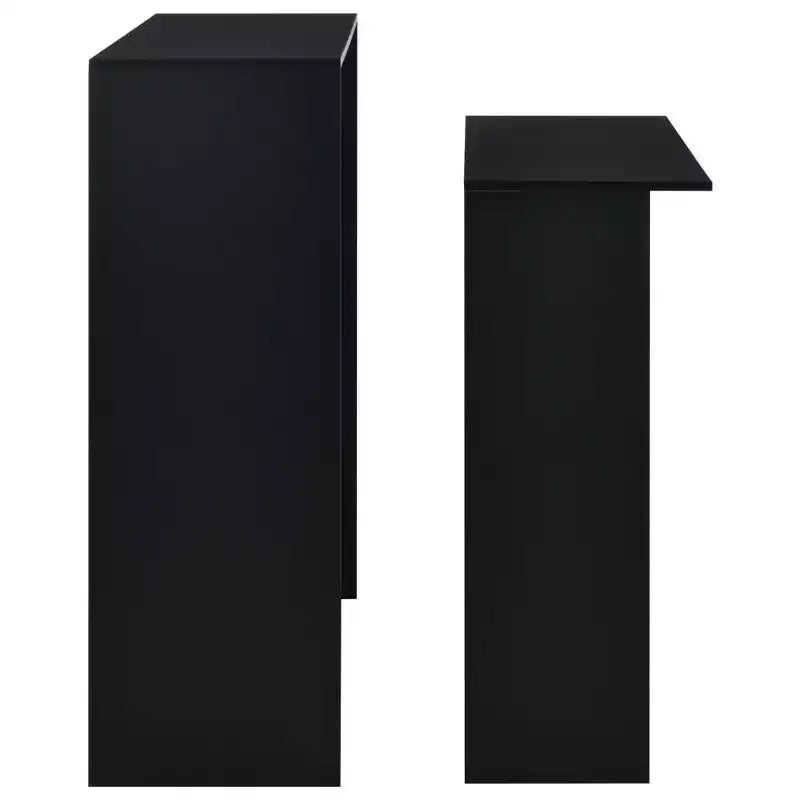 Table de bar Table de pub pour cuisine Table de bistrot avec 2 plateaux