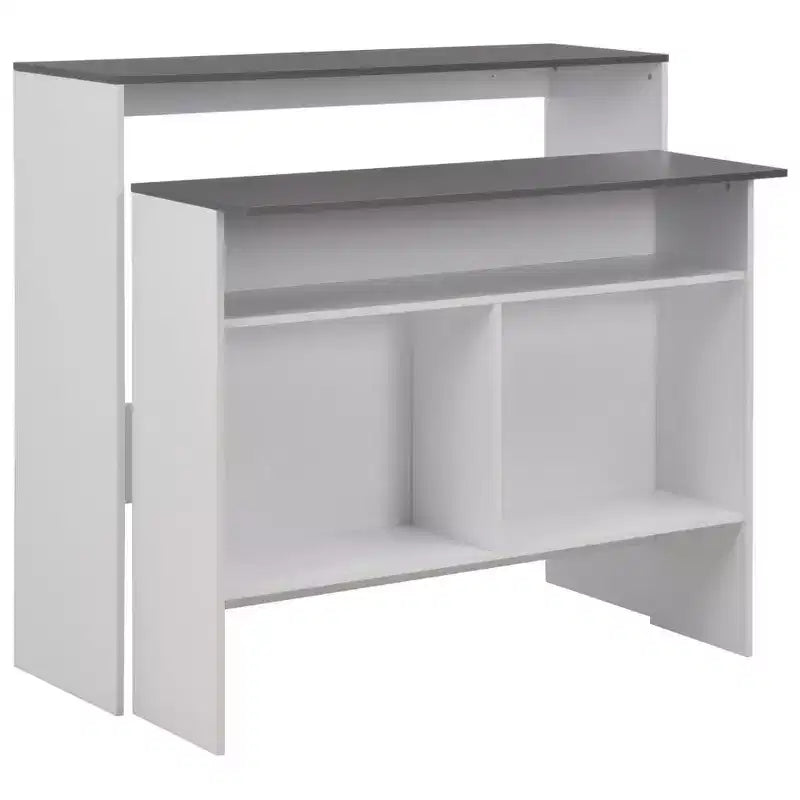 Table de bar Table de pub pour cuisine Table de bistrot avec 2 plateaux