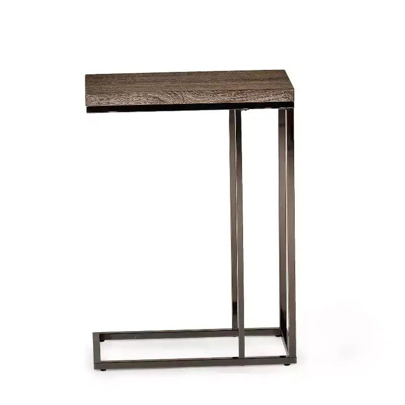 Table d'appoint de fauteuil grise