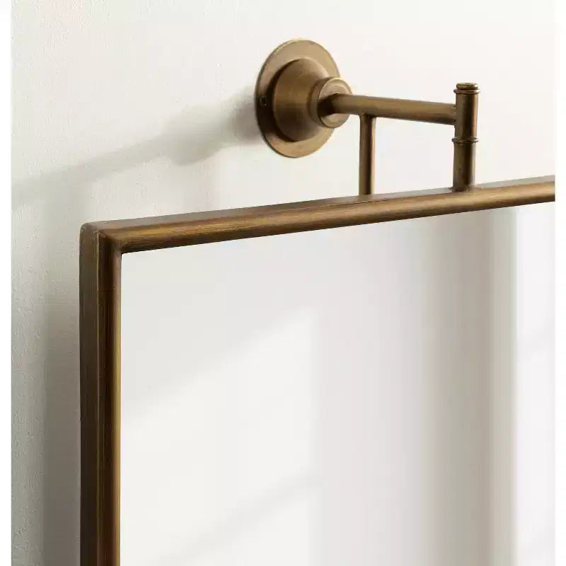 Miroir mural pivotant rectangulaire 20x31