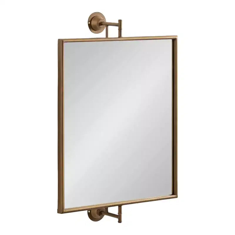 Miroir mural pivotant rectangulaire 20x31