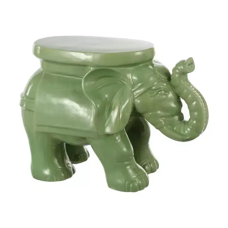 Tabouret de jardin/table d'appoint en céramique White Elephant 14.25