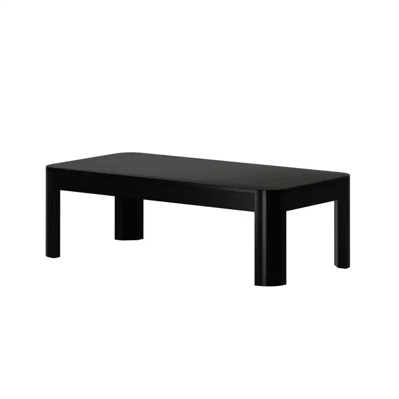 Table basse rectangulaire moderne en bois massif 48 po pour salon