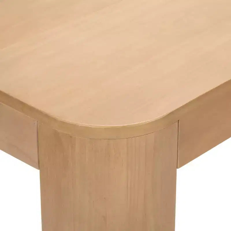 Table basse rectangulaire moderne en bois massif 100 cm pour salon