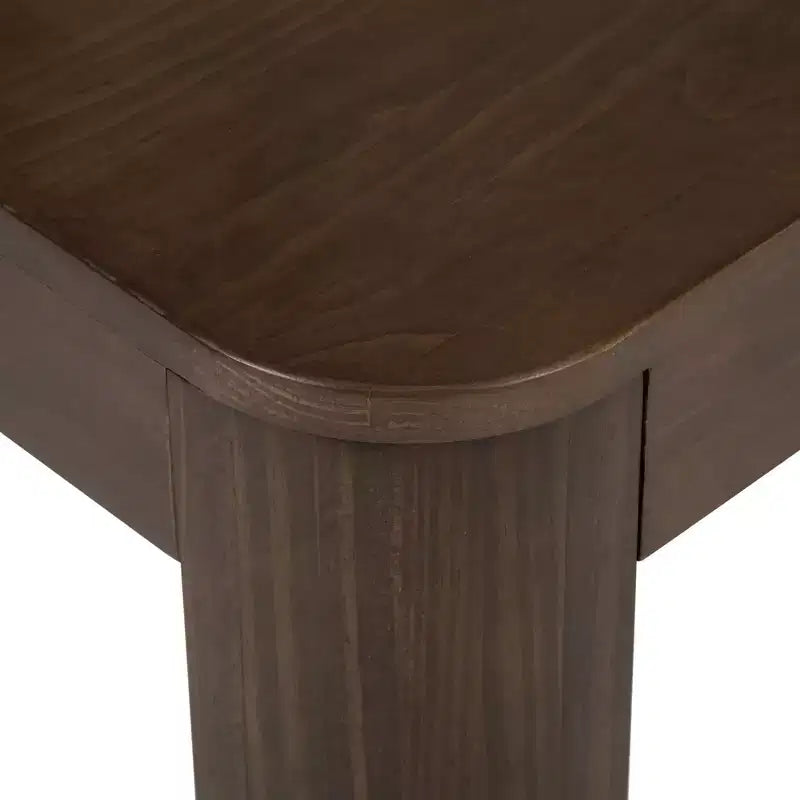 Table basse rectangulaire moderne en bois massif 100 cm pour salon