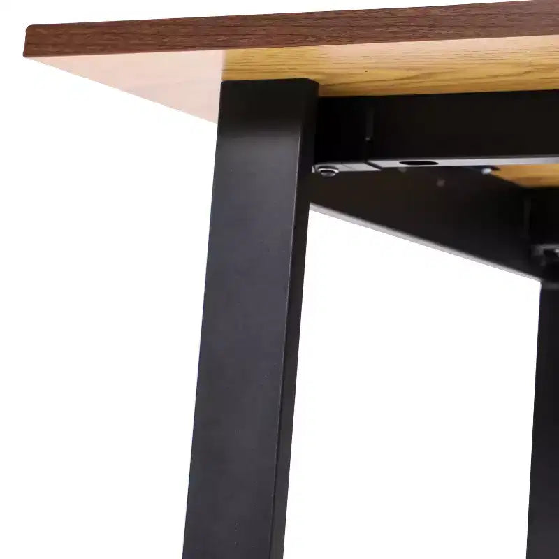 Table de salle à manger ou de jeu 60x30 avec plateau laminé double face et piètement en acier profilé en U ultra-robuste
