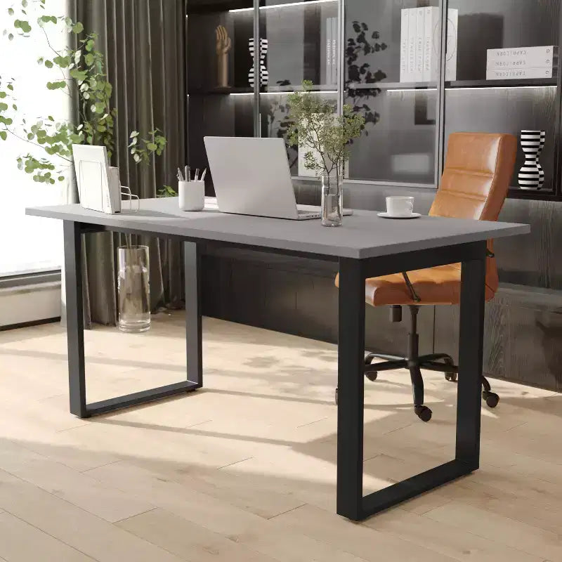 Table de salle à manger ou de jeu 60x30 avec plateau laminé double face et piètement en acier profilé en U ultra-robuste