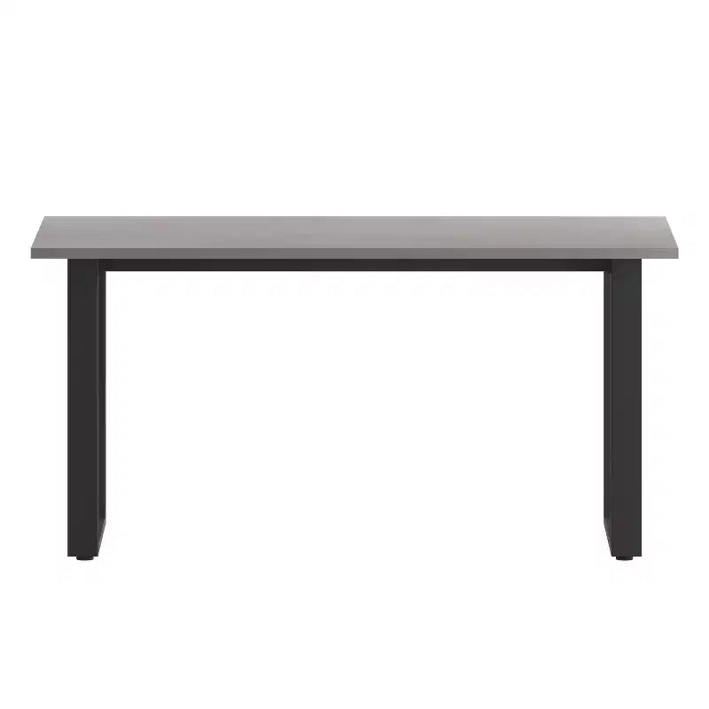 Table de salle à manger ou de jeu 60x30 avec plateau laminé double face et piètement en acier profilé en U ultra-robuste