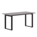 Table de salle à manger ou de jeu 60x30 avec plateau laminé double face et piètement en acier profilé en U ultra-robuste