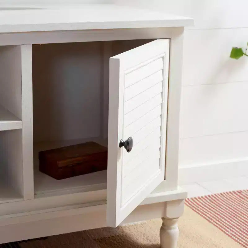 Meuble TV 2 portes 1 étagère
