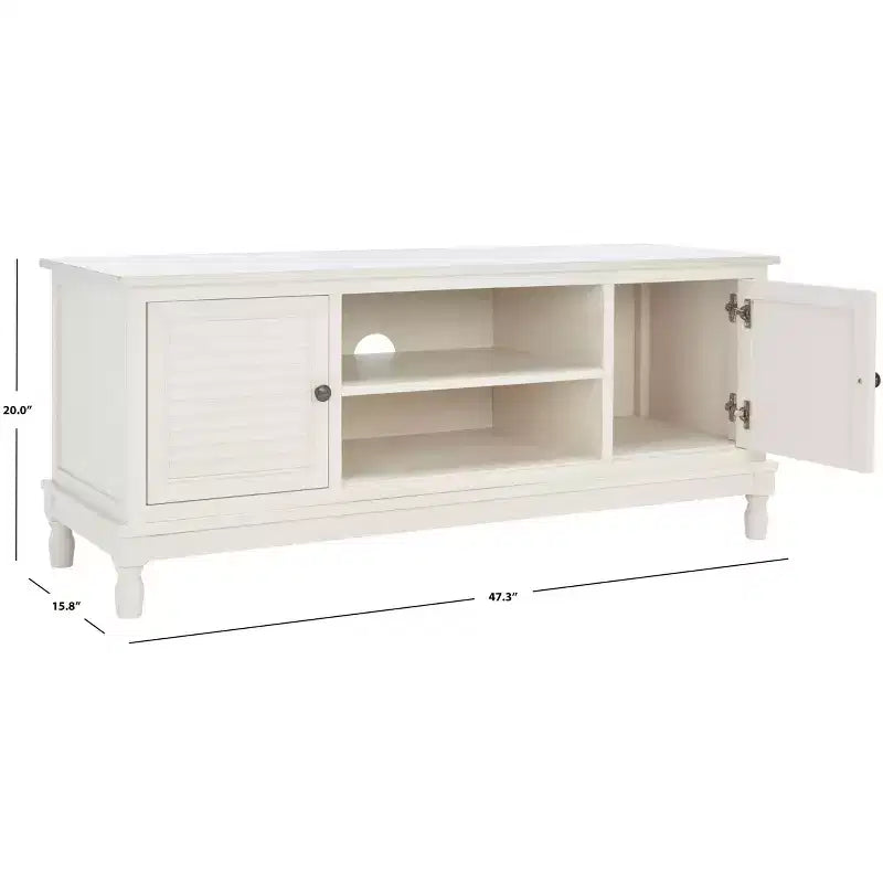 Meuble TV 2 portes 1 étagère