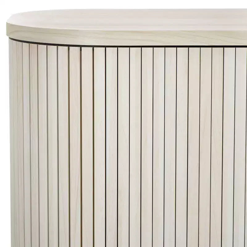 Meuble TV à 2 tambours et 1 porte vitrée