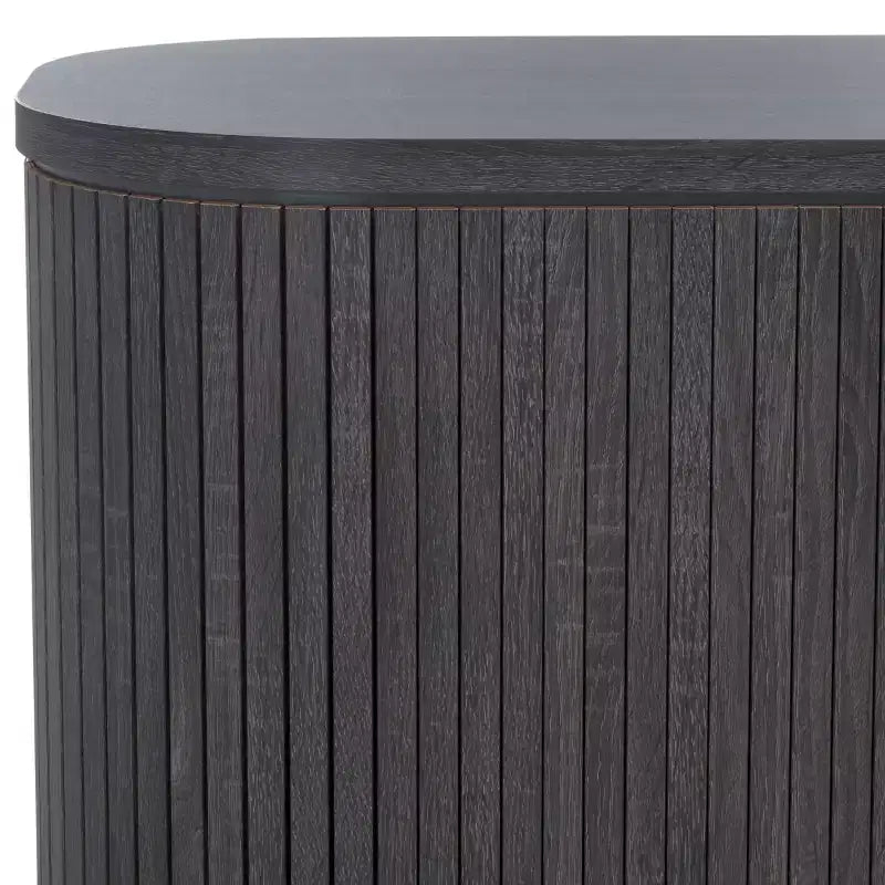 Meuble TV à 2 tambours et 1 porte vitrée