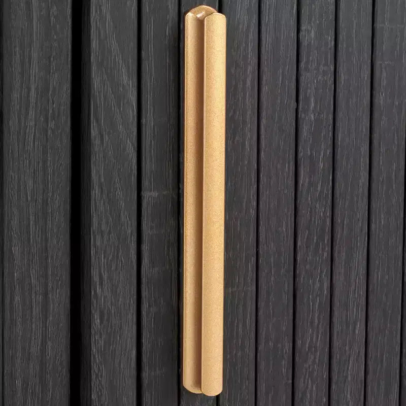 Meuble TV à 2 tambours et 1 porte vitrée