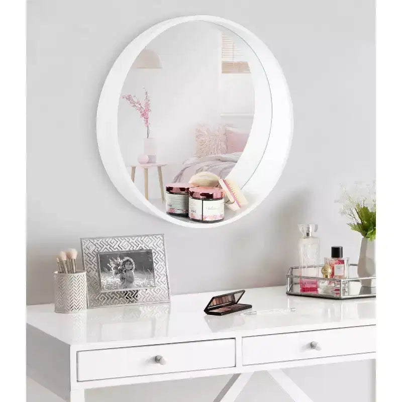 Miroir mural rond de 24 po