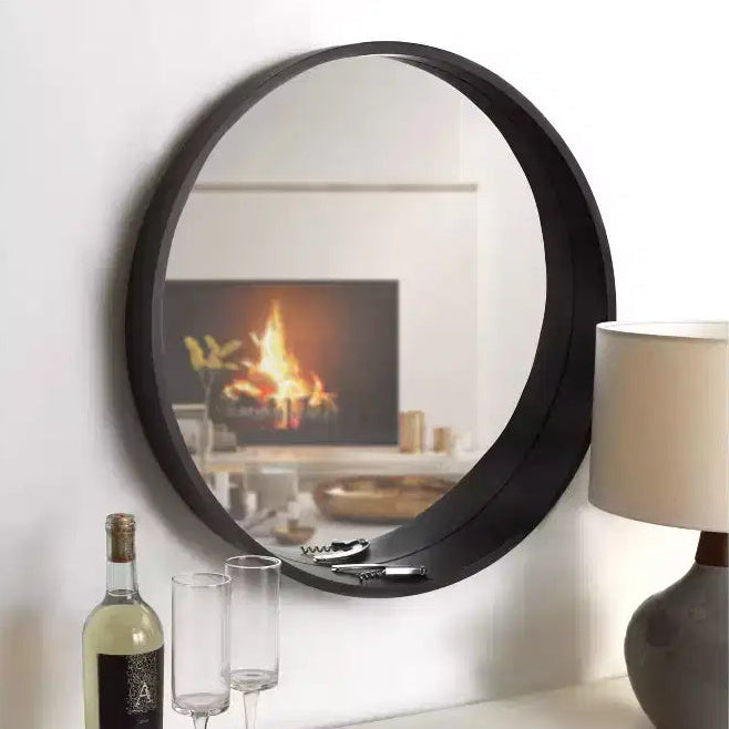 Miroir mural rond de 24 po
