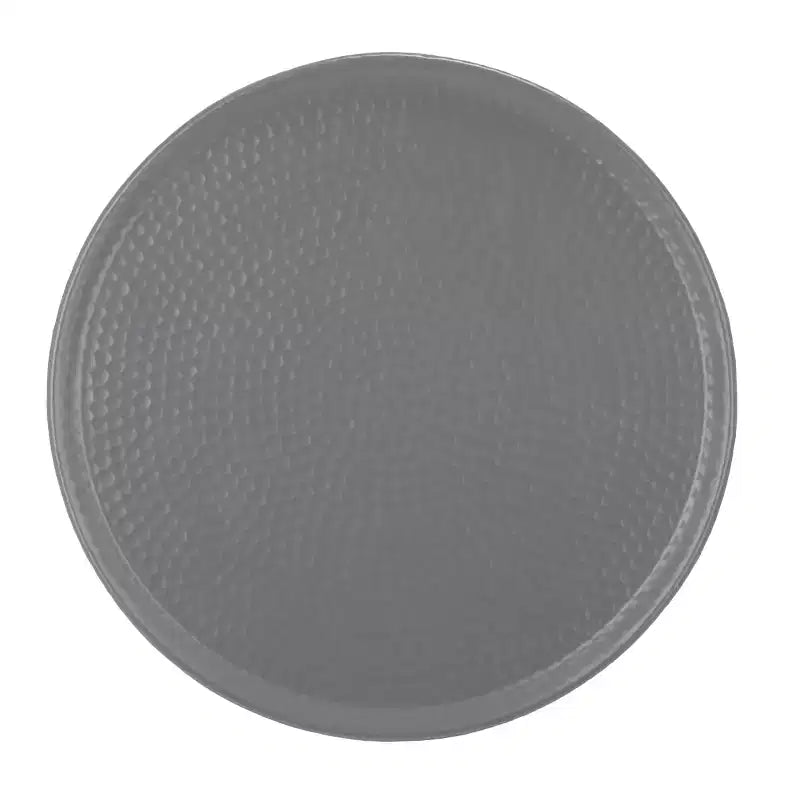 Table d'appoint en aluminium martelé