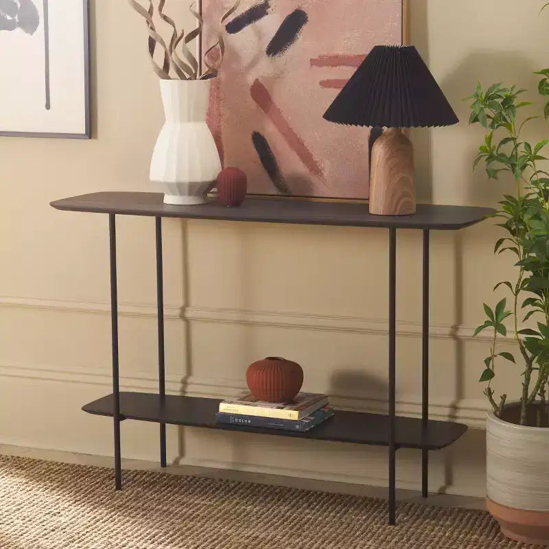 Console avec étagère ouverte
