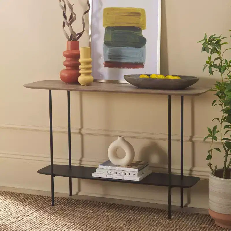 Console avec étagère ouverte