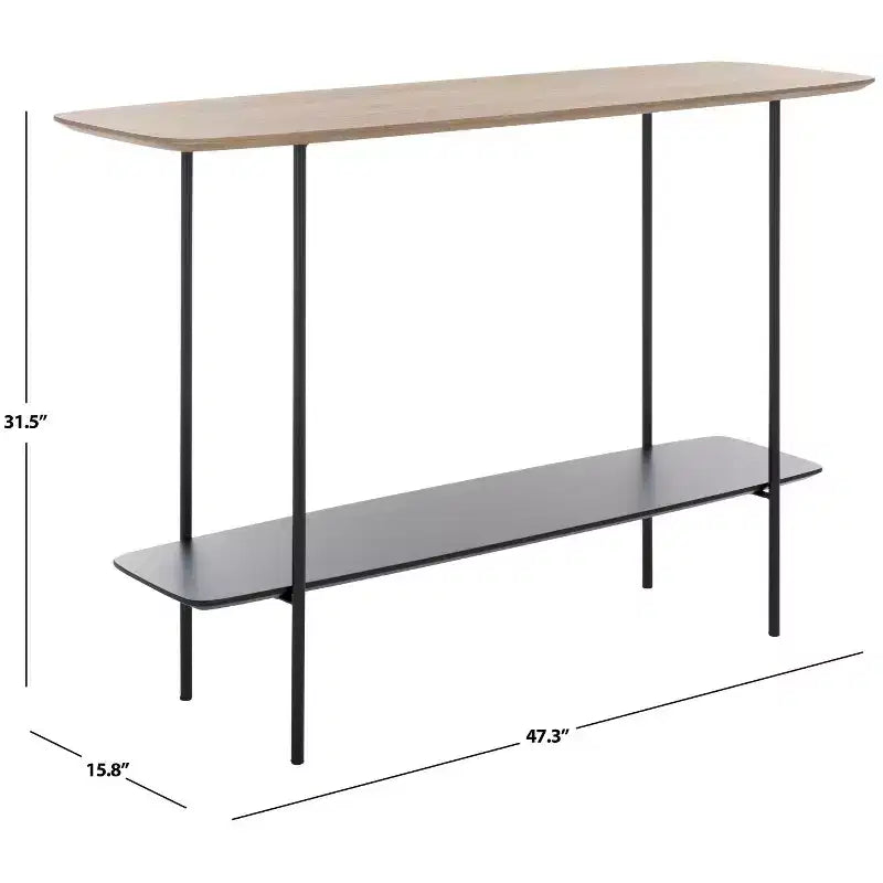 Console avec étagère ouverte