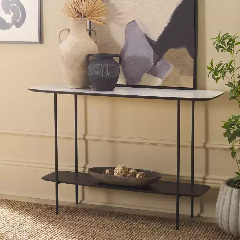 Console avec étagère ouverte