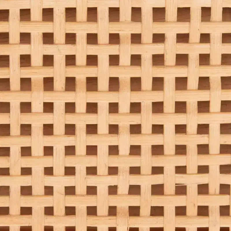 Console en rotin à 2 tiroirs