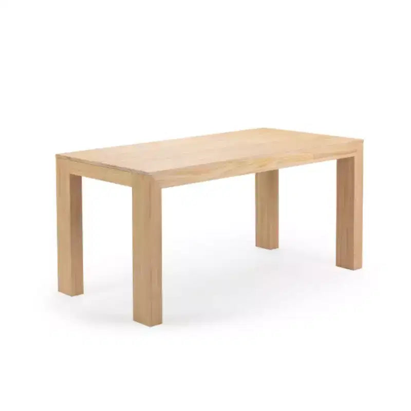 Table à manger rectangulaire moderne en bois massif 60" pour 4 à 6 personnes