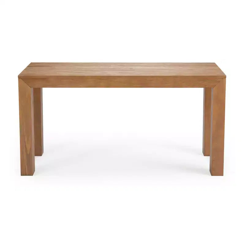 Table à manger rectangulaire moderne en bois massif 60" pour 4 à 6 personnes