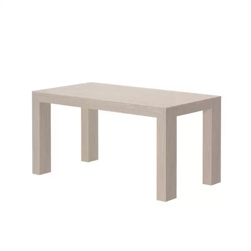 Table à manger rectangulaire moderne en bois massif 60" pour 4 à 6 personnes