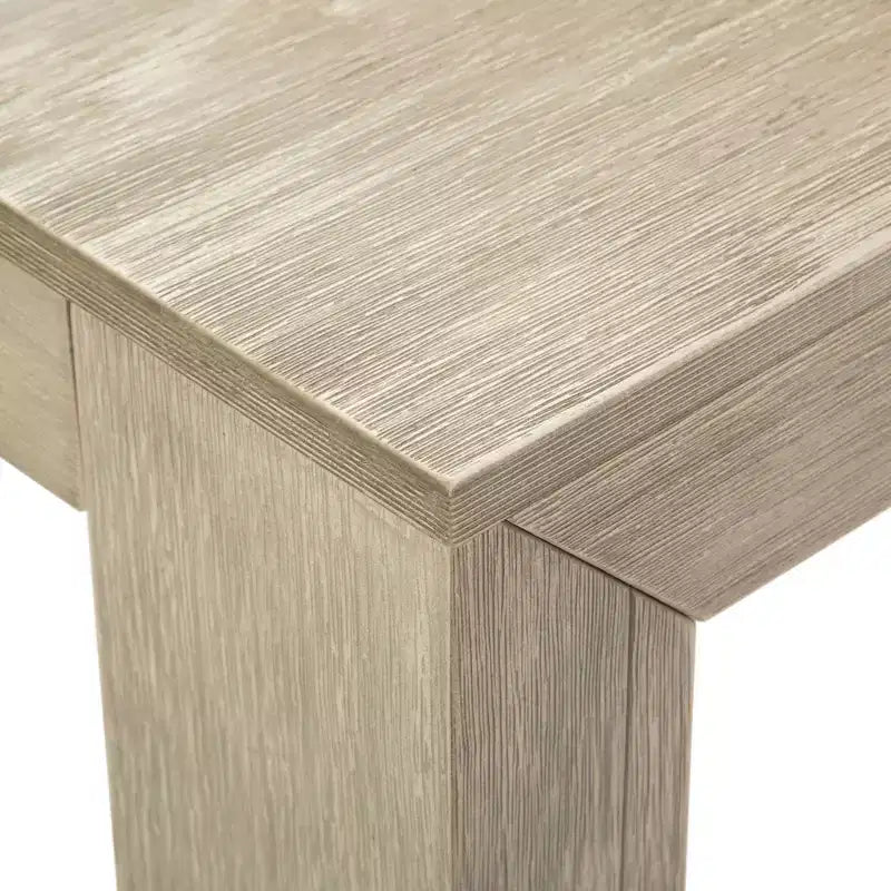 Table à manger rectangulaire moderne en bois massif 60" pour 4 à 6 personnes
