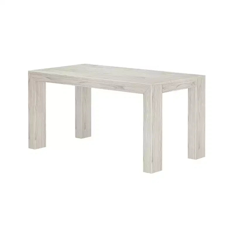 Table à manger rectangulaire moderne en bois massif 60" pour 4 à 6 personnes