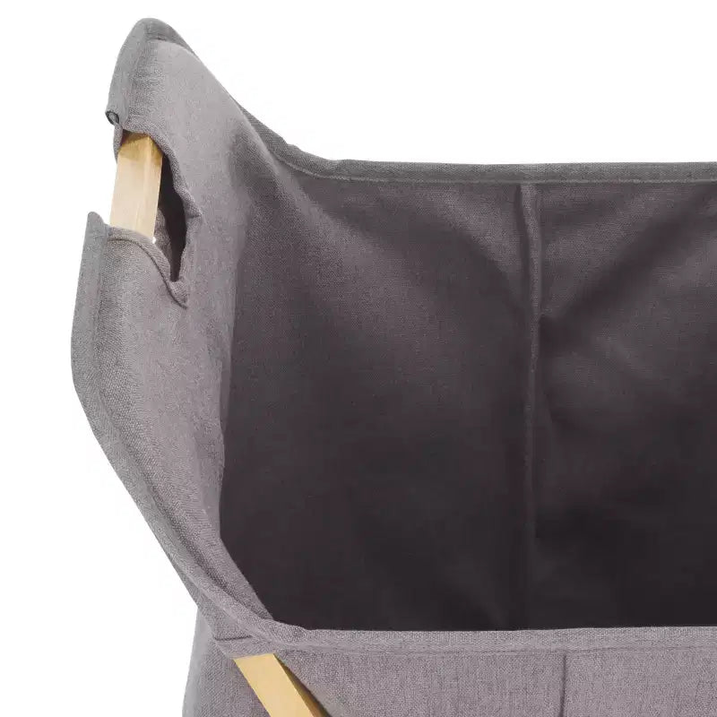 Panier à linge pliable - Naturel/Gris