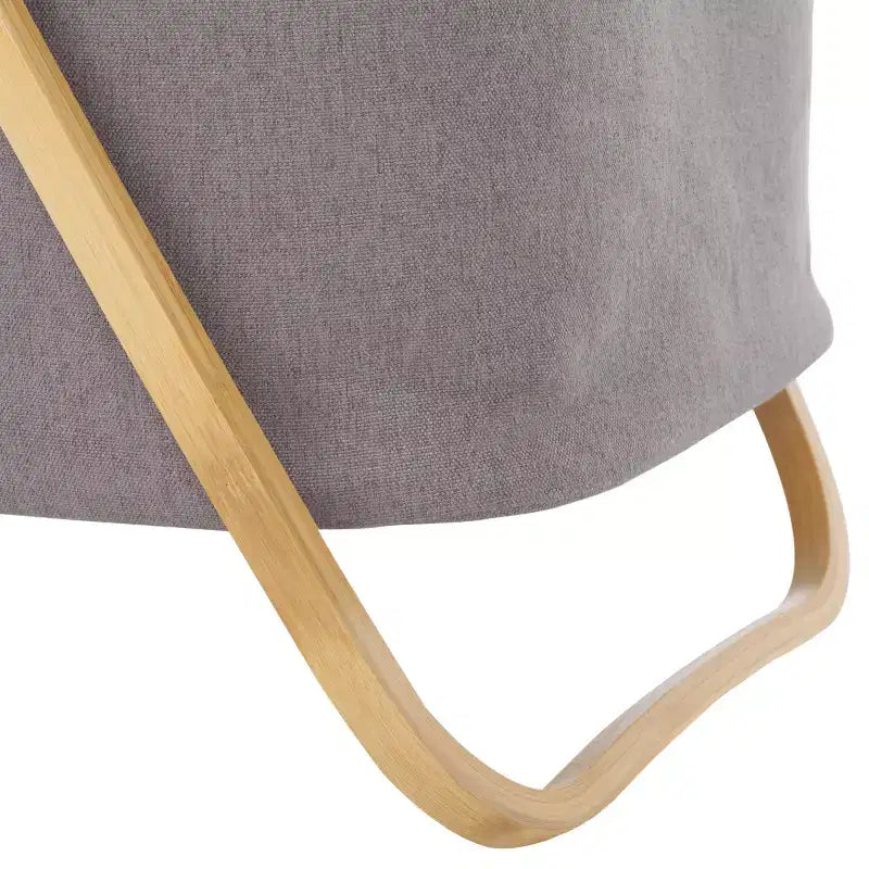 Panier à linge pliable - Naturel/Gris