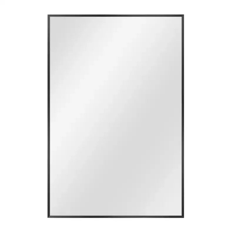 Miroir mural arche pour salle de bain et coiffeuse, 60x90 cm, suspension verticale ou horizontale